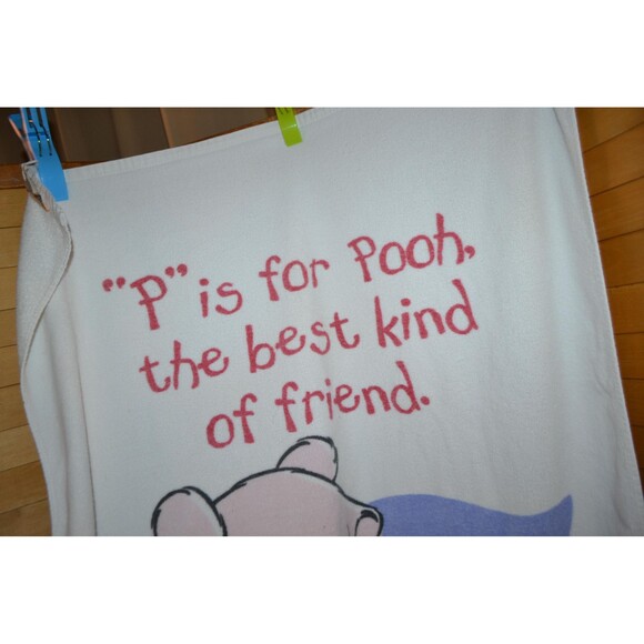 Vintage Beach Towel Winnie the Pooh 1980s - Picture 3 of 5